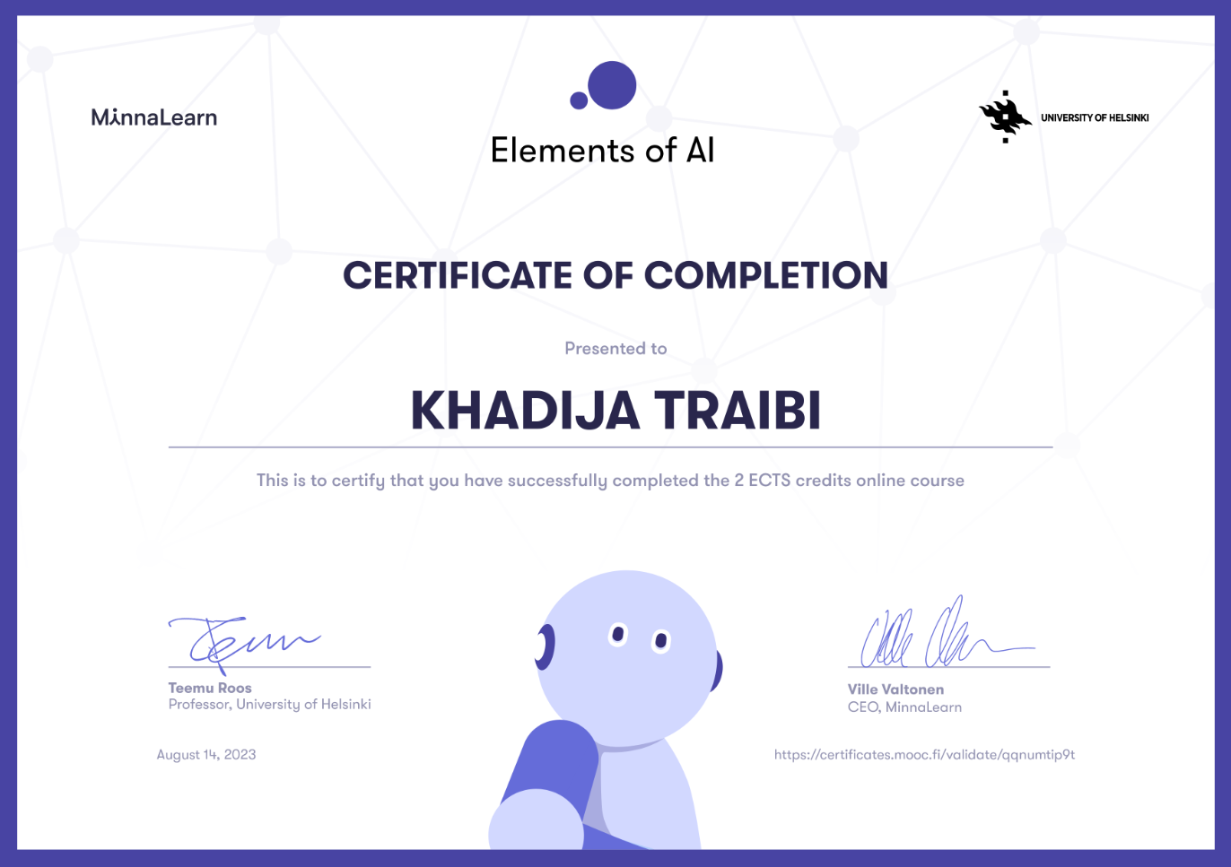 Elements of IA